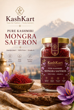 Pure Kashmiri Mongra Saffron (Kesar)